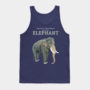 Save the Elephants Protect out beautiful wildlife Tank Top